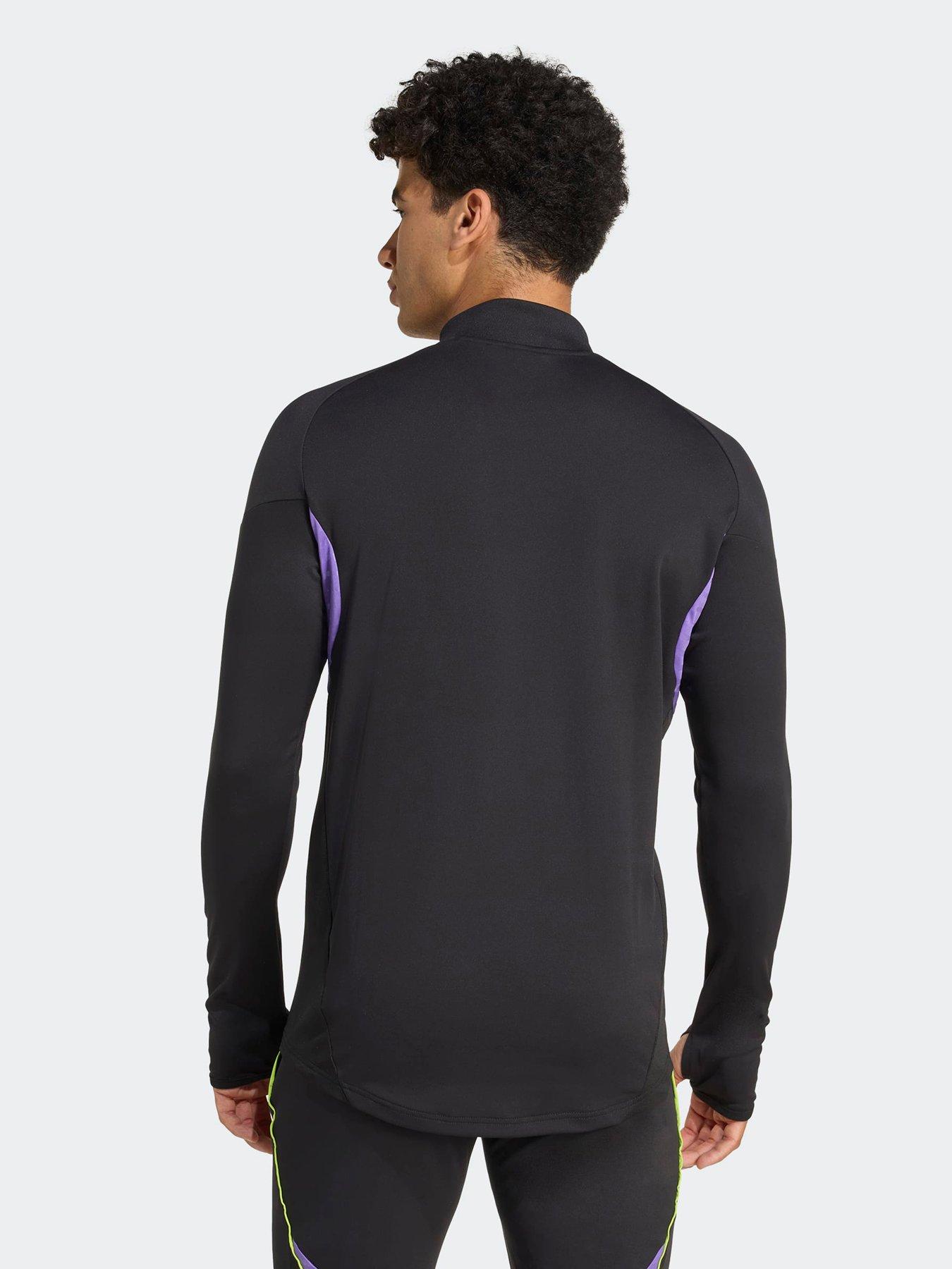 Image 2 of 6 of adidas Mens Tiro 25 Training Top-/Purple - Black