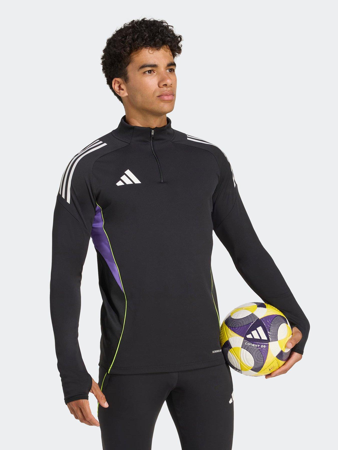 Image 3 of 6 of adidas Mens Tiro 25 Training Top-/Purple - Black