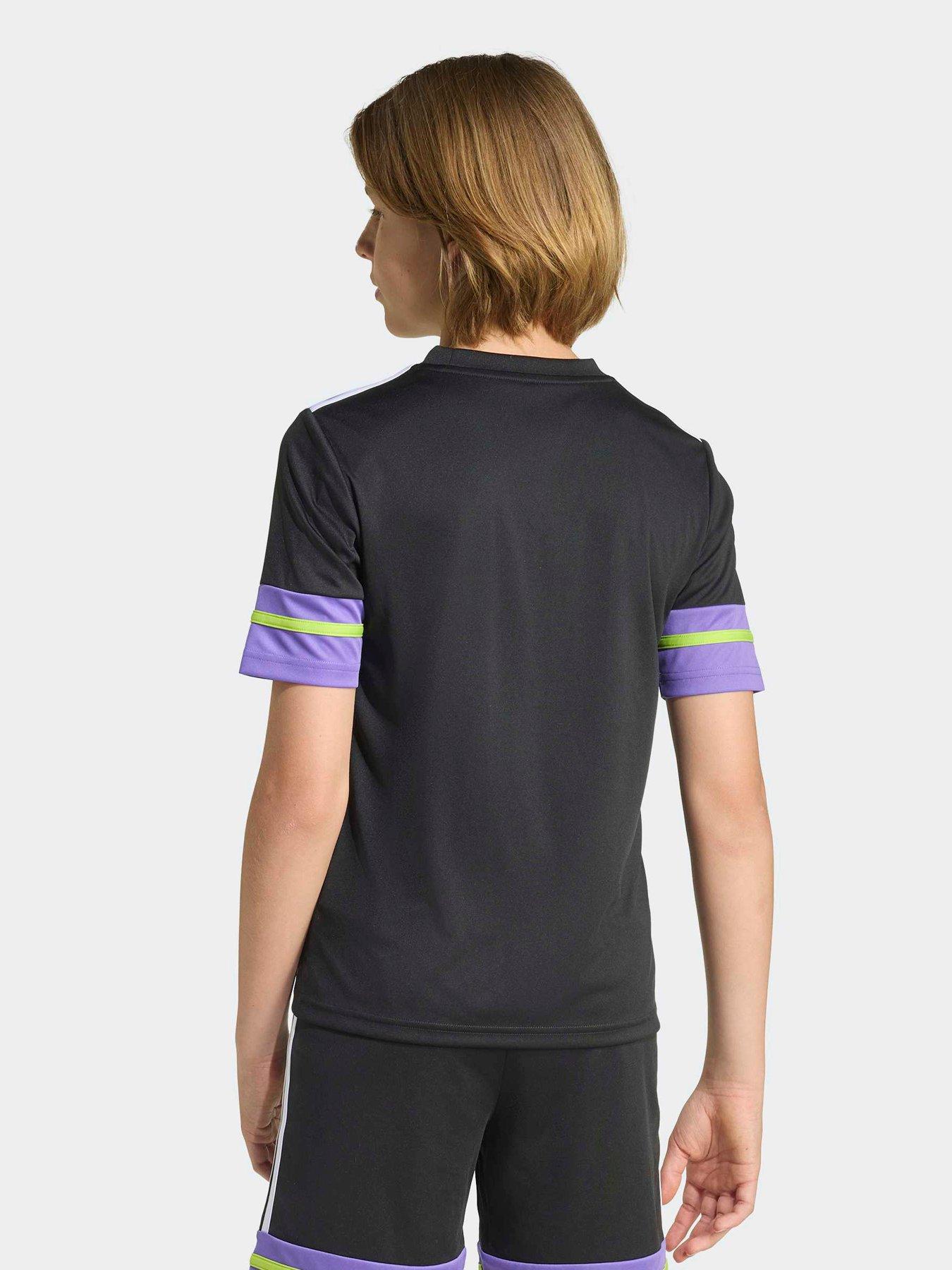 Image 2 of 5 of adidas Junior Squadra 25 Jersey - Black/Purple