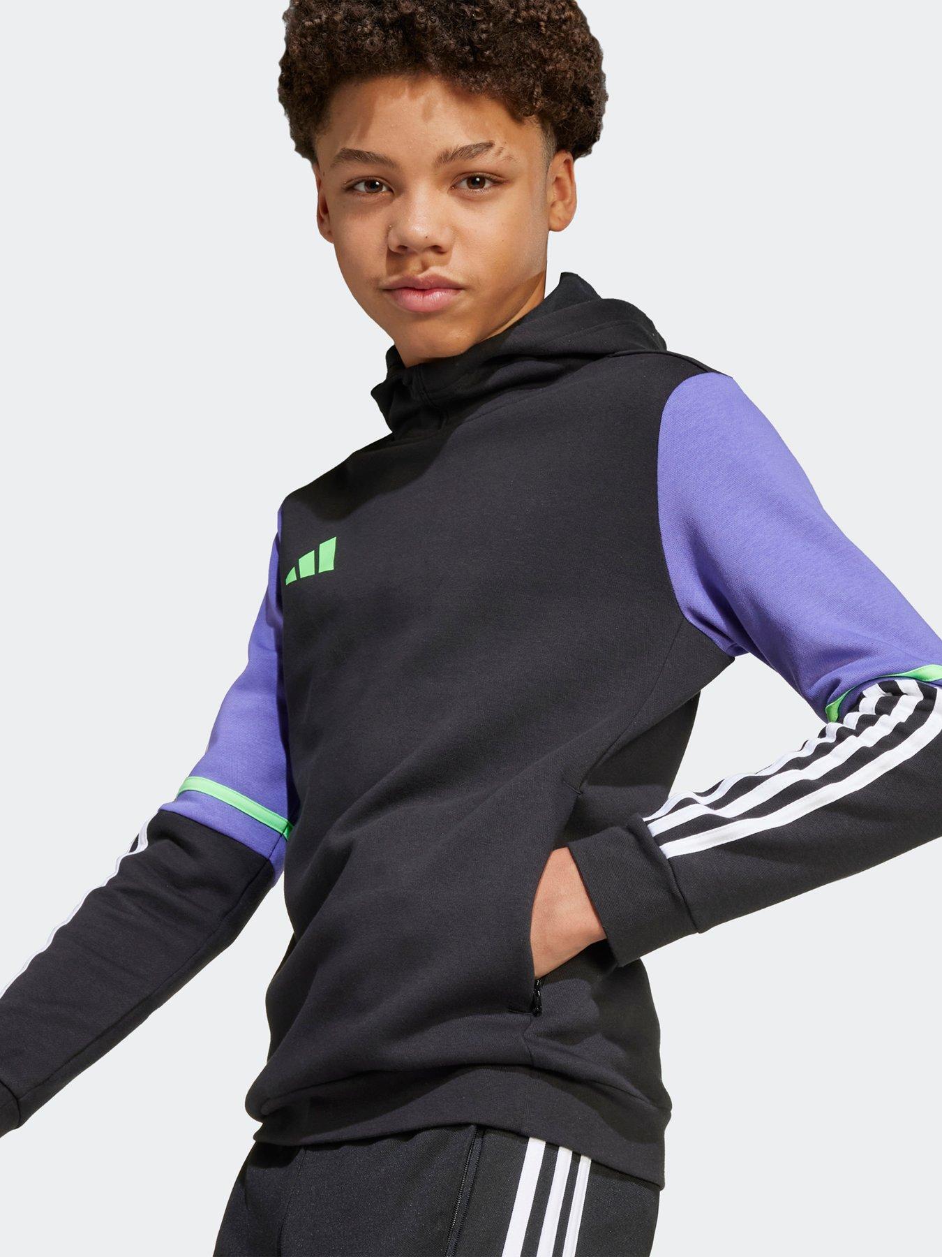 Image 4 of 5 of adidas Junior F50 Sw Hoodie - Black