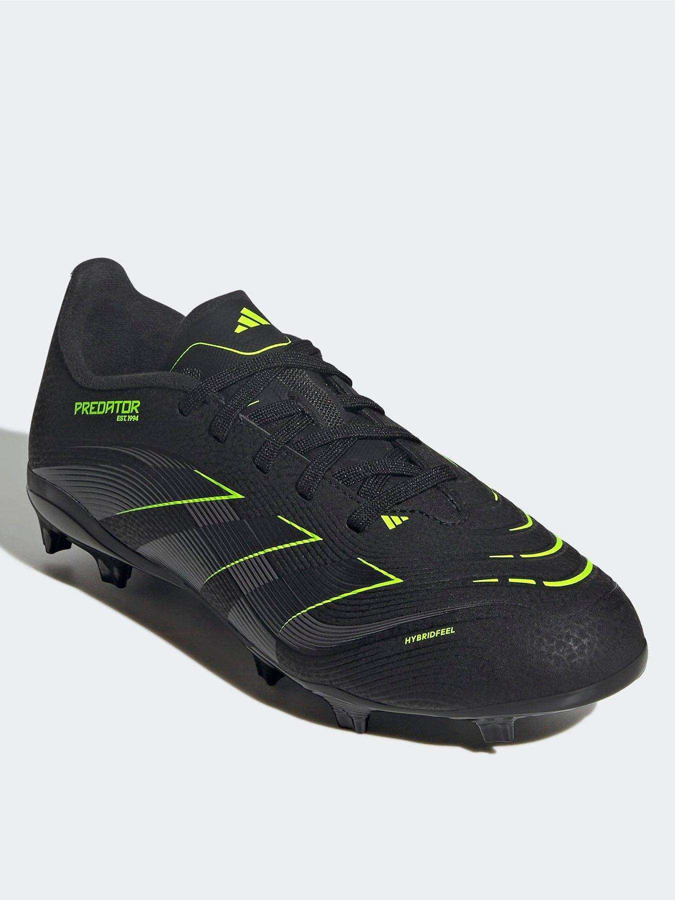 Image 2 of 6 of adidas Junior Predator League Firm Ground Football Boots - Black