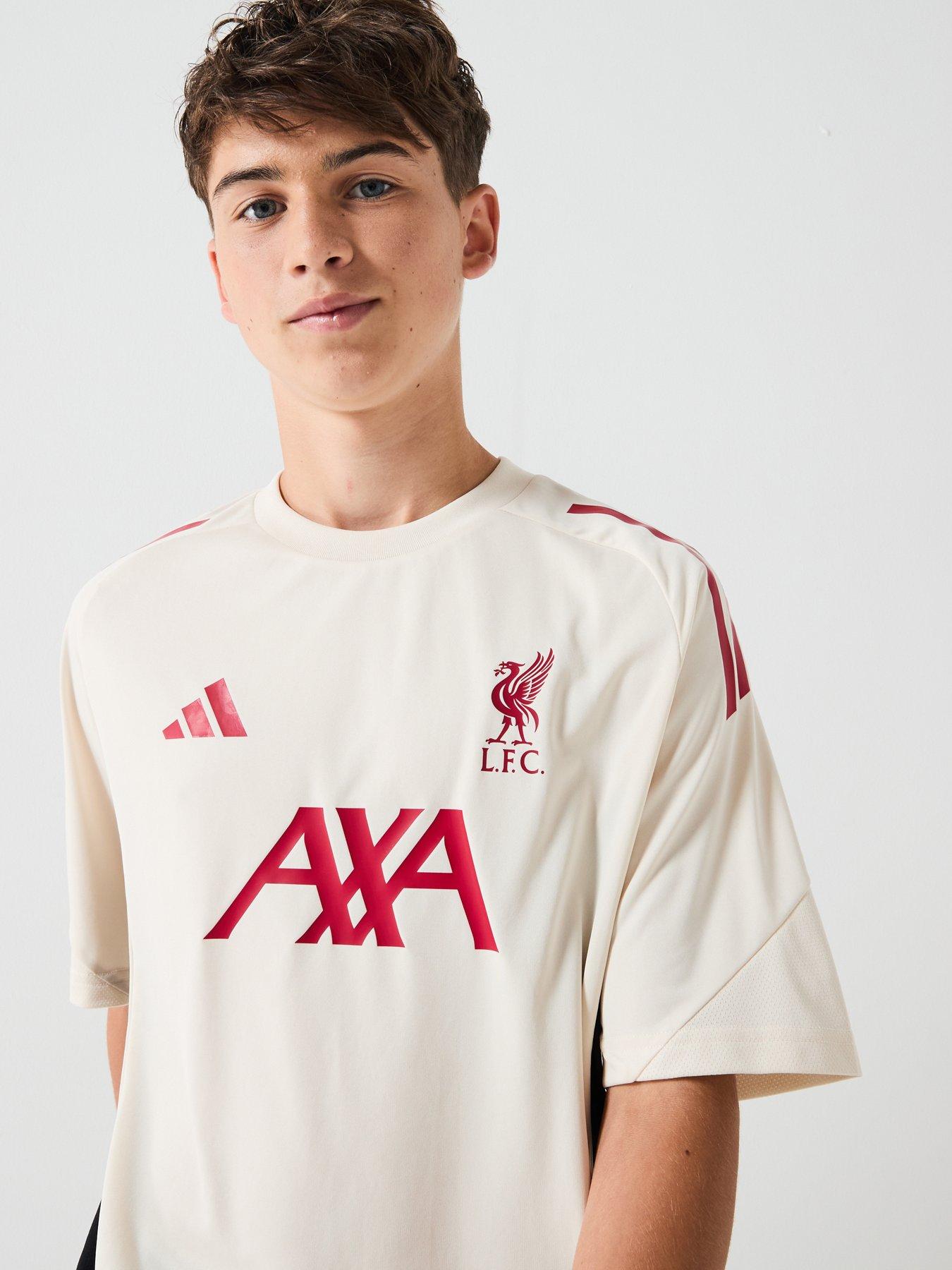  image of adidas-junior-liverpool-training-jersey--white