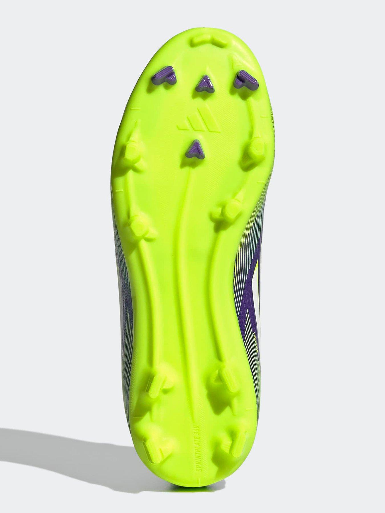  image of adidas-junior-f50-league-mid-firm-ground-football-boots-purple