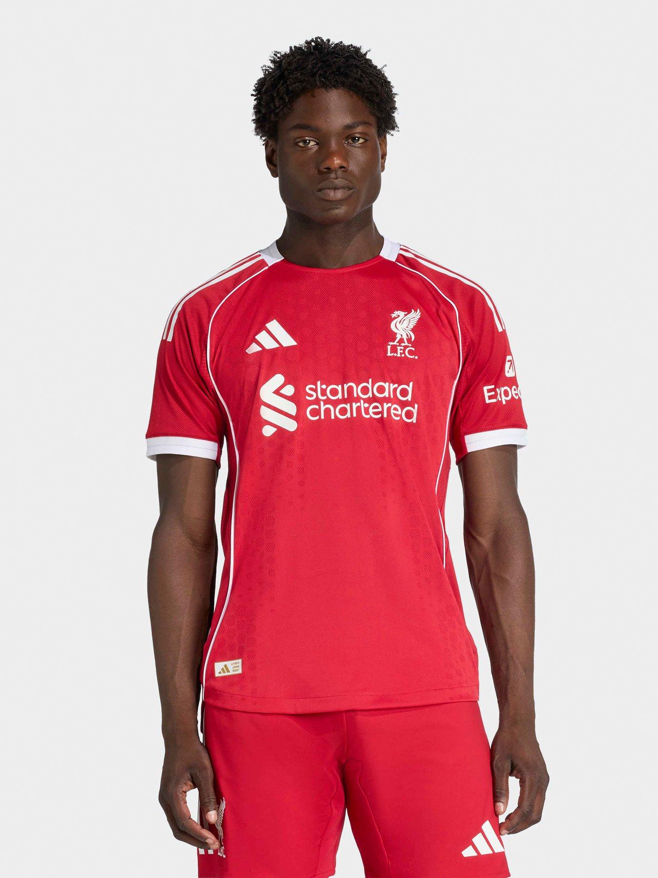 adidas Liverpool Men's 25/26 Home Authentic Replica Shirt - Red
