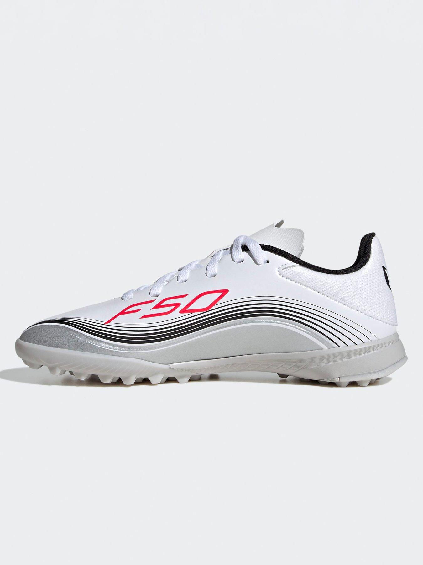  image of adidas-junior-f50-messi-league-astro-turf-football-boots-white
