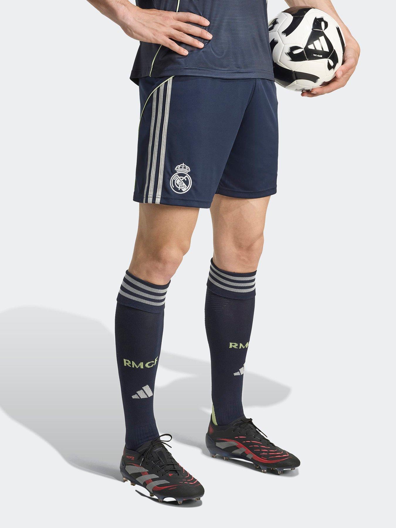  image of adidas-mens-real-madrid-2526-away-stadium-replica-shorts-navy