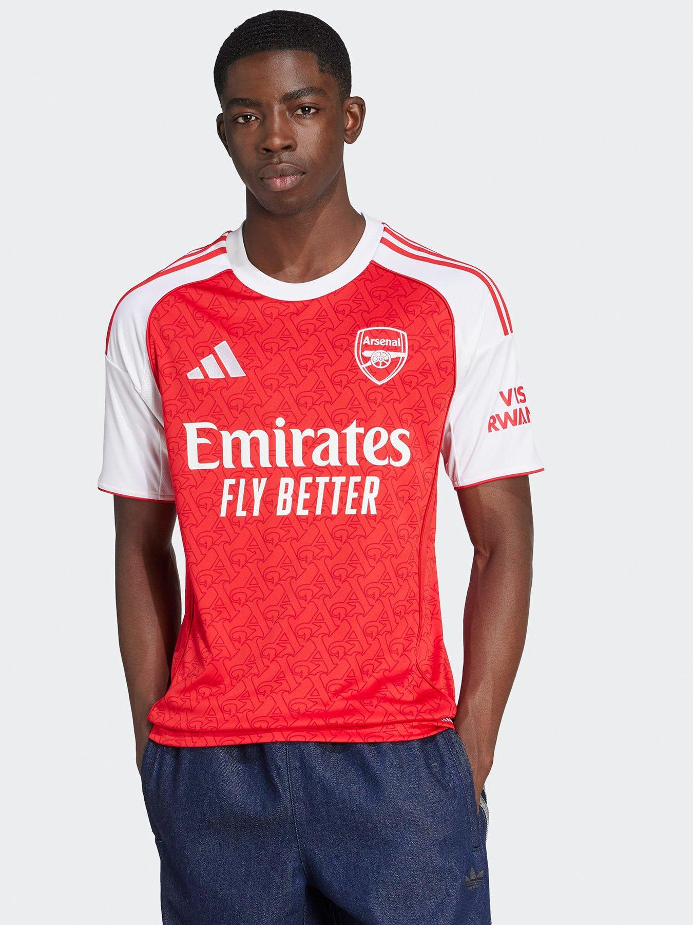 undefined Arsenal Mens 25/26  Home Stadium Replica Shirt -Red