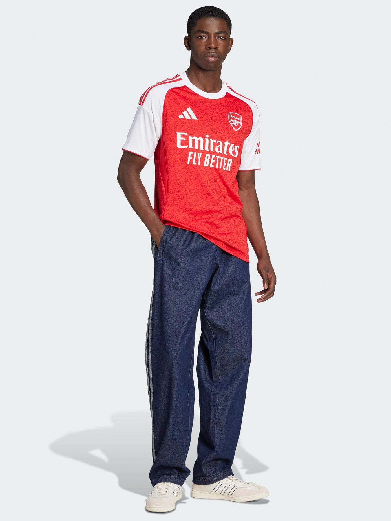  image of adidas-arsenal-mens-2526-home-stadium-replica-shirt-red