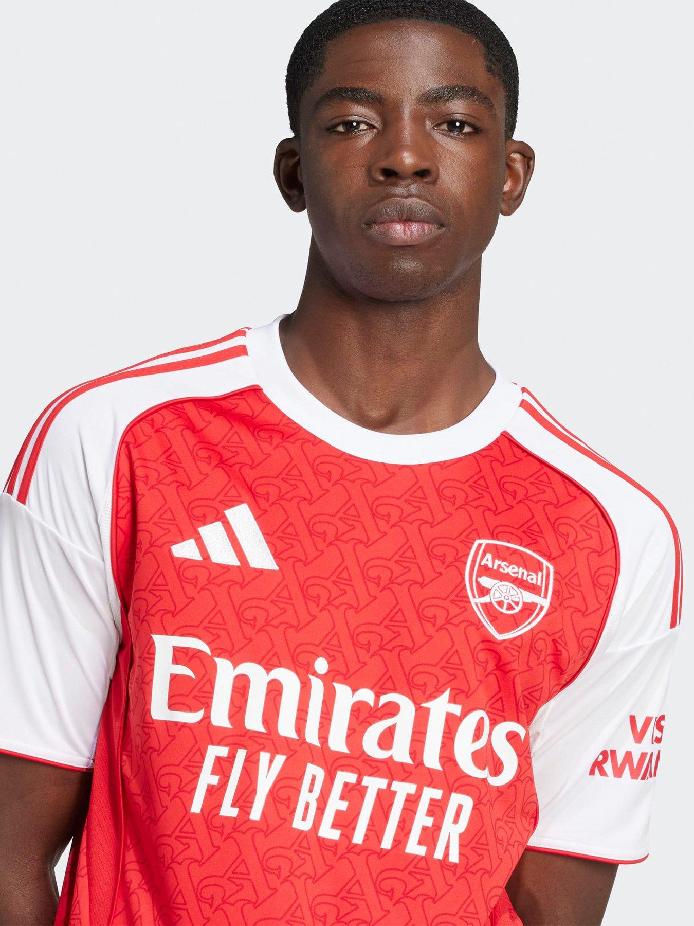  image of adidas-arsenal-mens-2526-home-stadium-replica-shirt-red