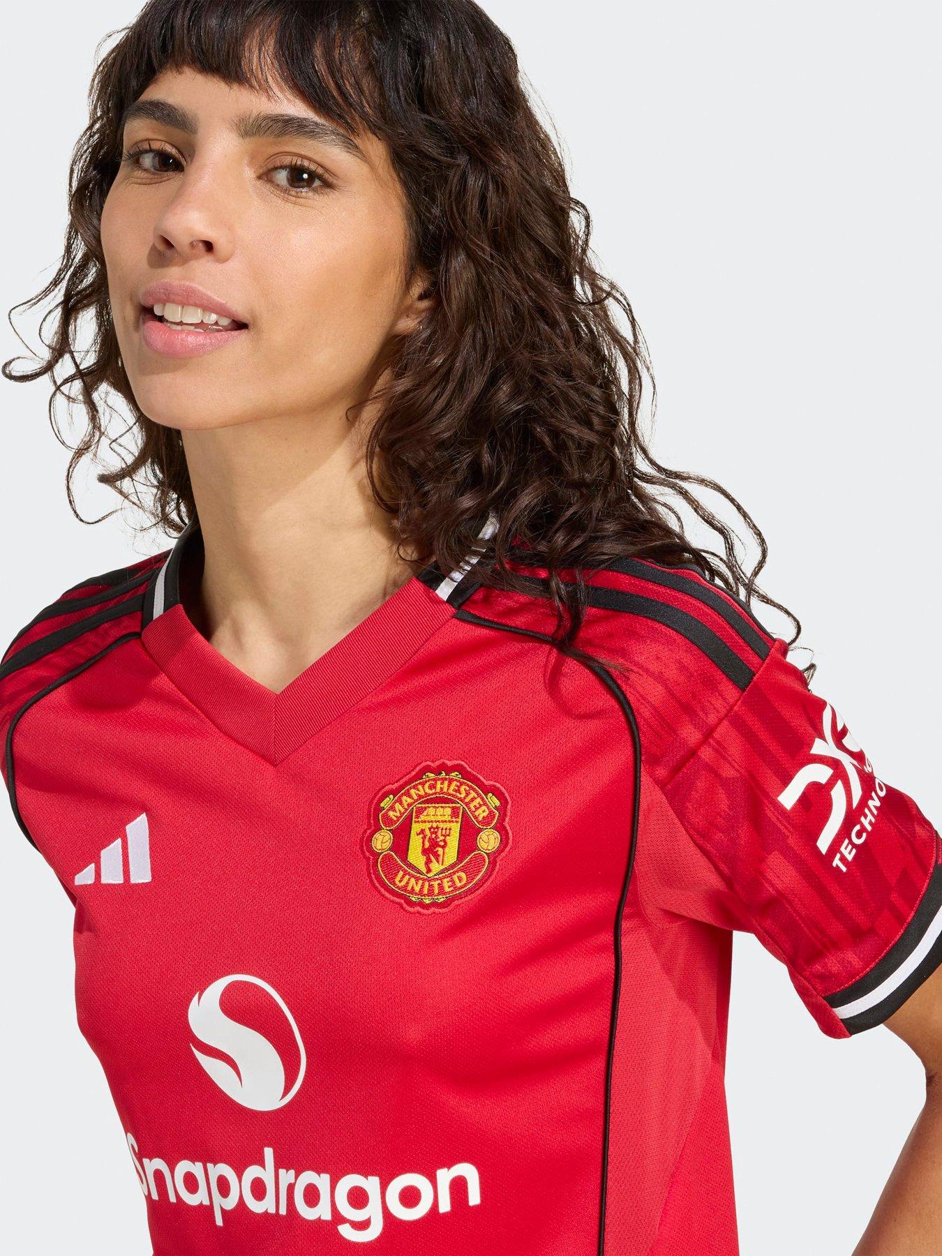  image of adidas-manchester-united-womens-2526-home-stadium-replica-shirt-red