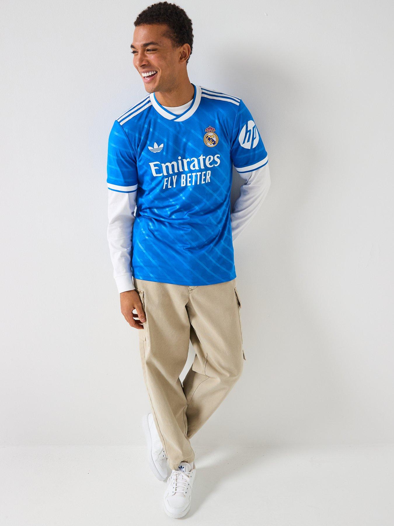 Image 3 of 5 of adidas Real Madrid Mens 25/26 3rd Stadium Replica Shirt - Blue