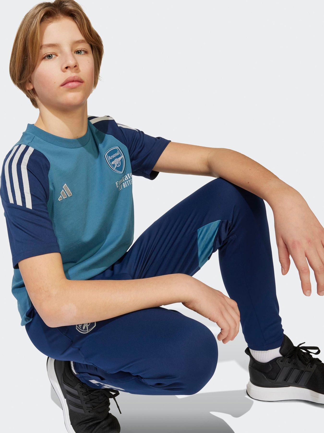 Image 5 of 5 of adidas Junior Arsenal Trainingwear T-Shirt &nbsp;- Blue