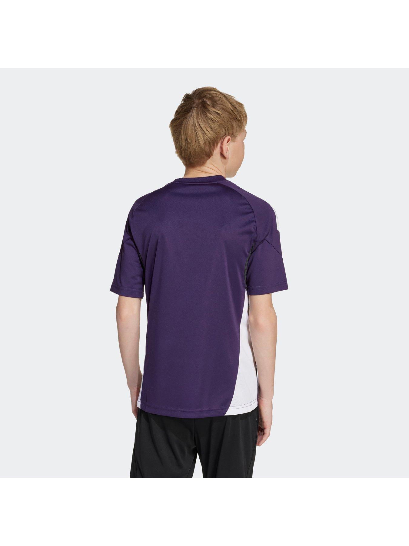 Image 4 of 6 of adidas Junior Manchester United Training Jersey - Purple