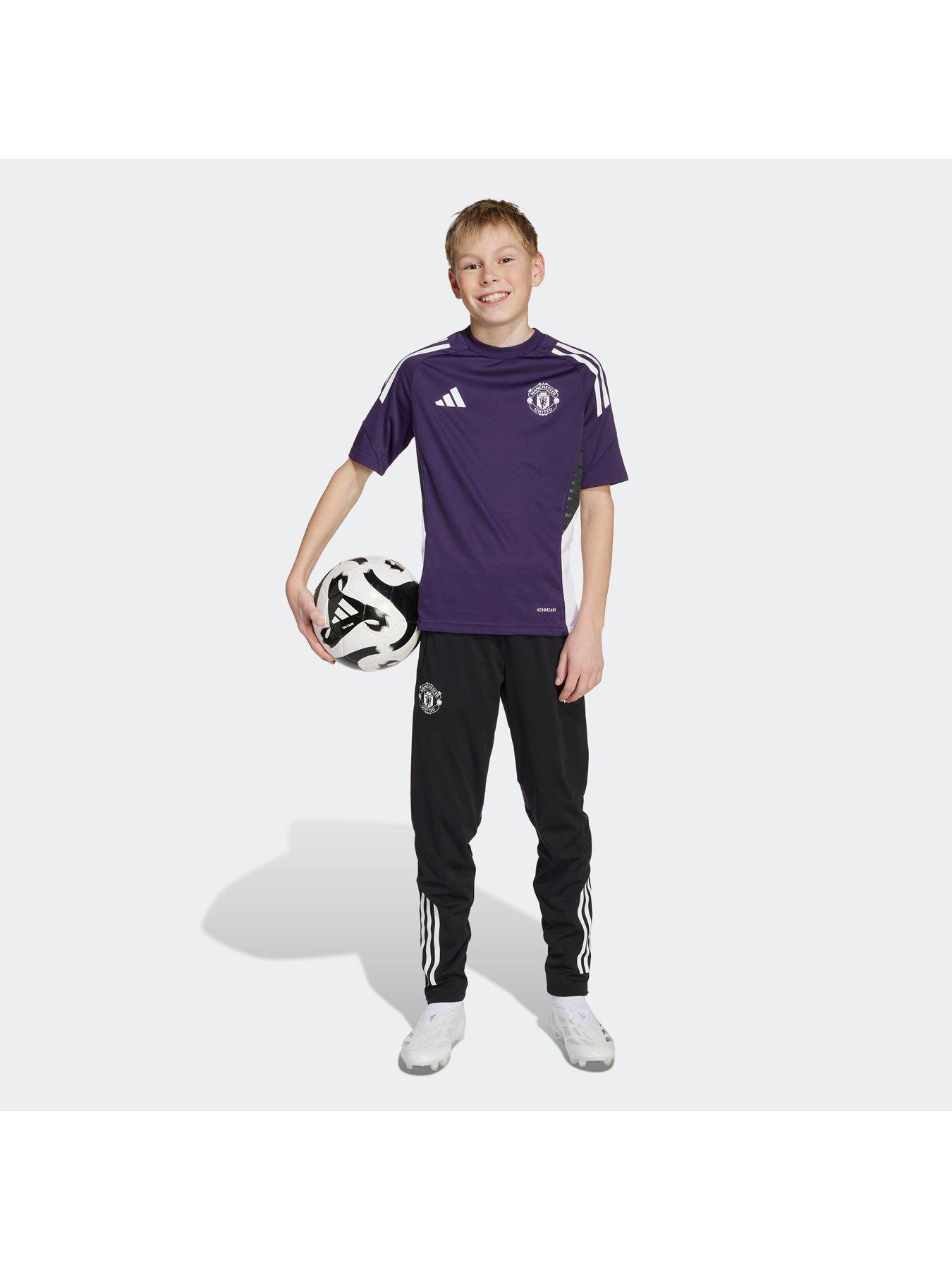 Image 6 of 6 of adidas Junior Manchester United Training Jersey - Purple
