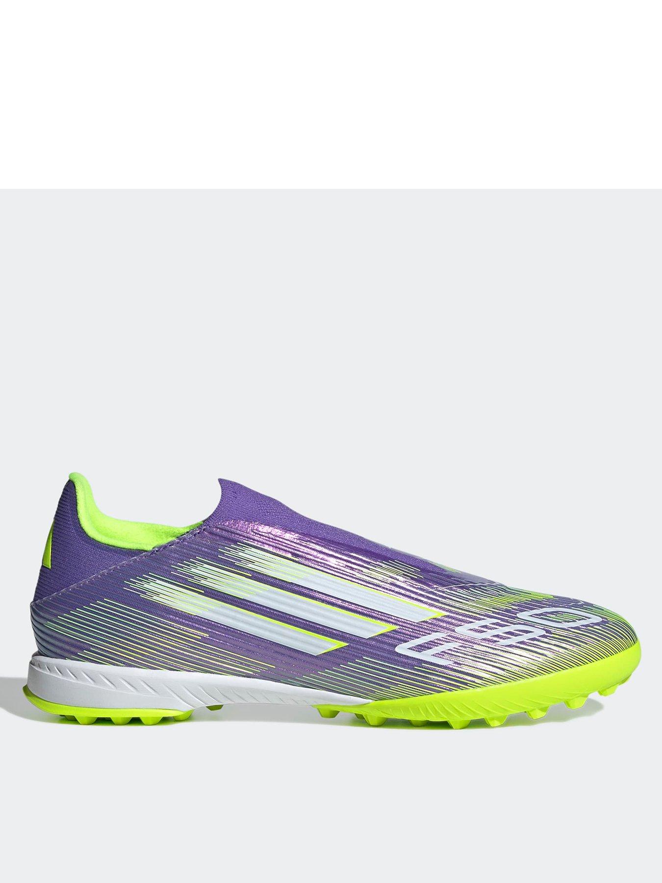 Image 1 of 6 of adidas Mens F50 League Laceless Astro Turf Football Boots - Purple