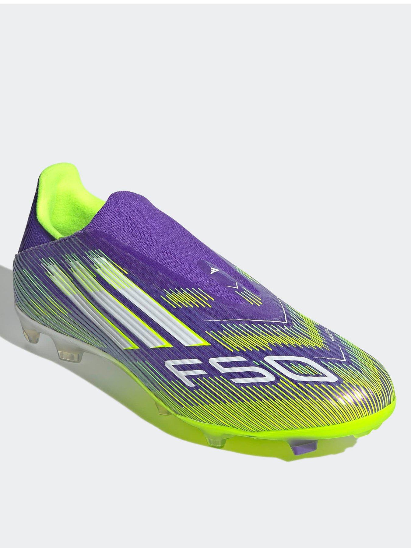Image 2 of 6 of adidas Mens F50 League Laceless Firm Ground Football Boots - Purple