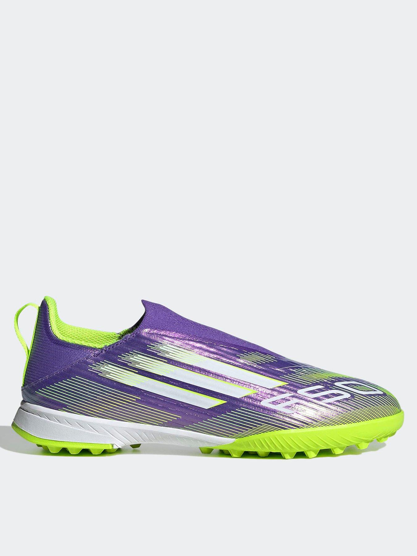 undefined Junior F50 League Laceless Firm Ground Football Boots - Purple