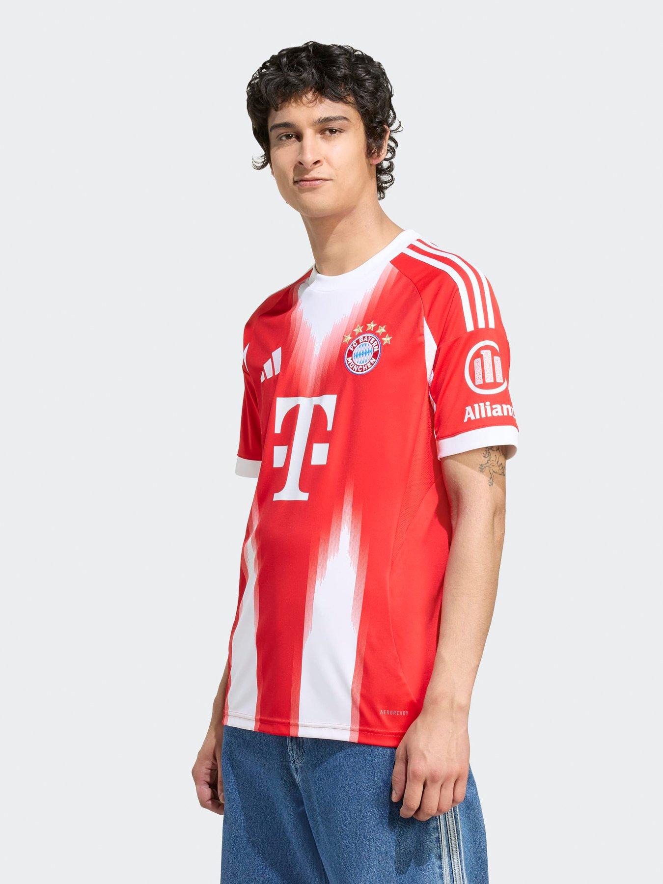 adidas Bayern Mens 25/26 Home Stadium Replica Shirt - Red