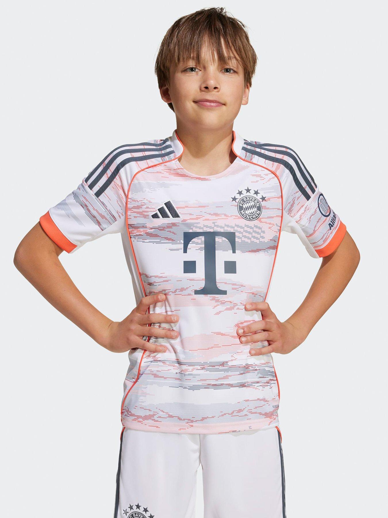 undefined Fc Bayern Junior 25/26 Away Stadium Replica Shirt - White