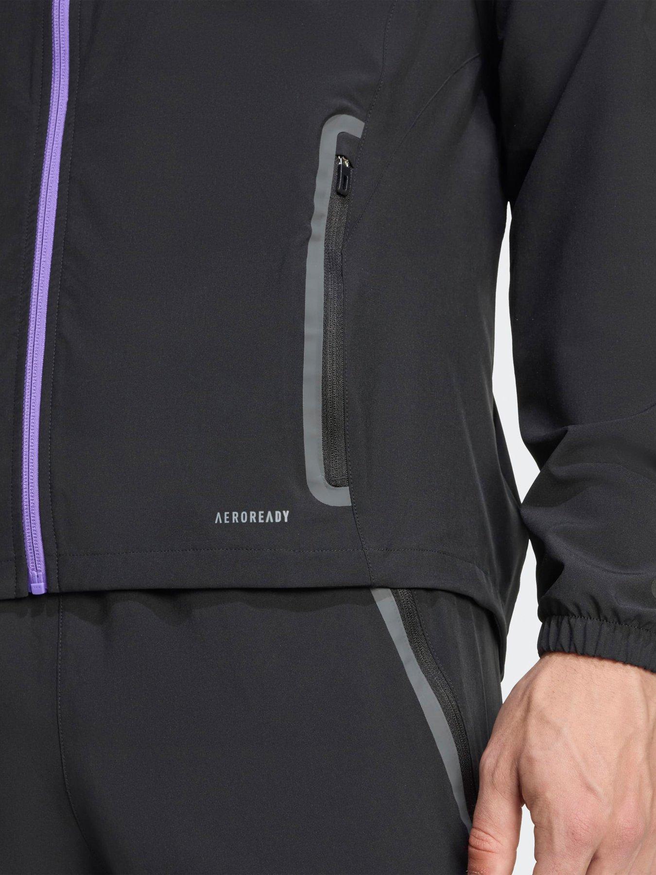 Image 4 of 4 of adidas Mens Manchester United Vis Tech Hoodie - Black