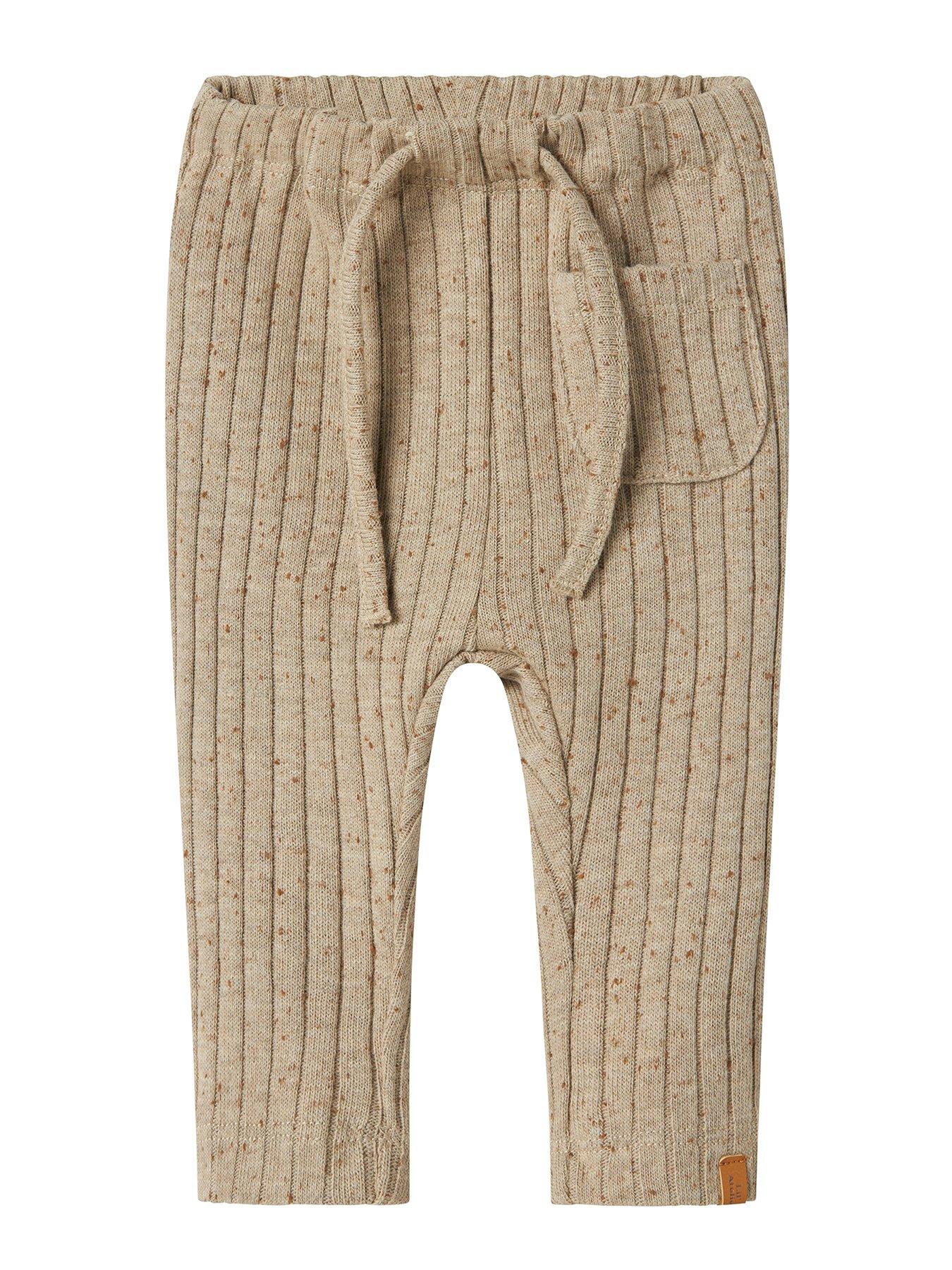 Image 1 of 3 of Lil Atelier Baby Boys Marl Leggings - Brown