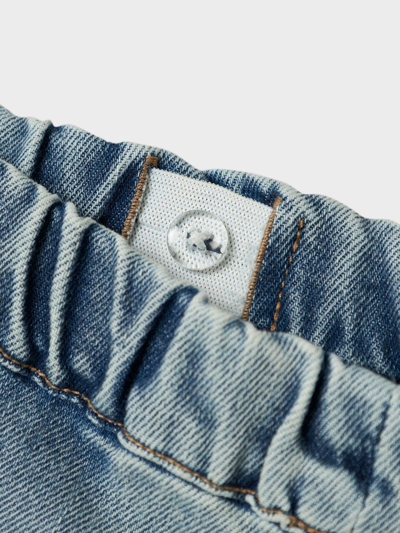 Image 4 of 4 of Lil Atelier Mini Boys Baggy Jeans - Blue