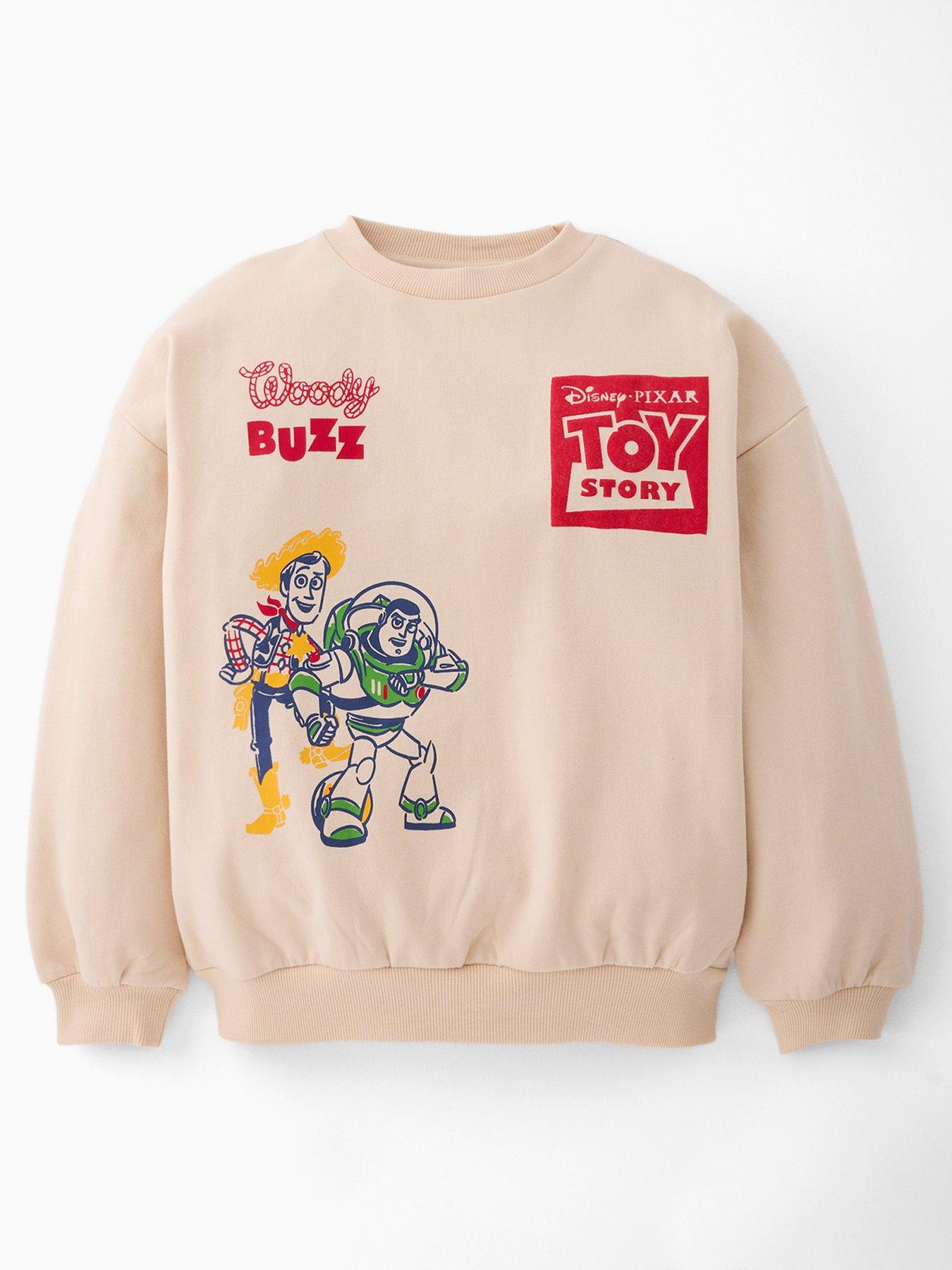  image of toy-story-back-print-sweatshirt-cream