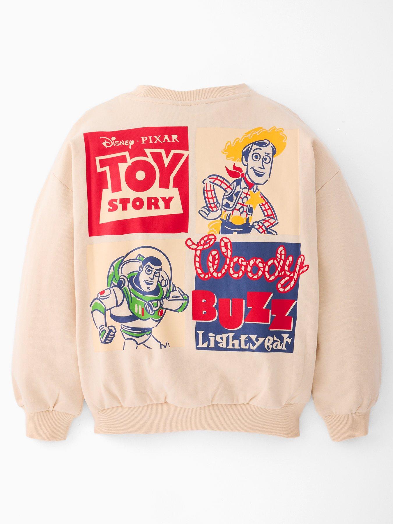  image of toy-story-back-print-sweatshirt-cream