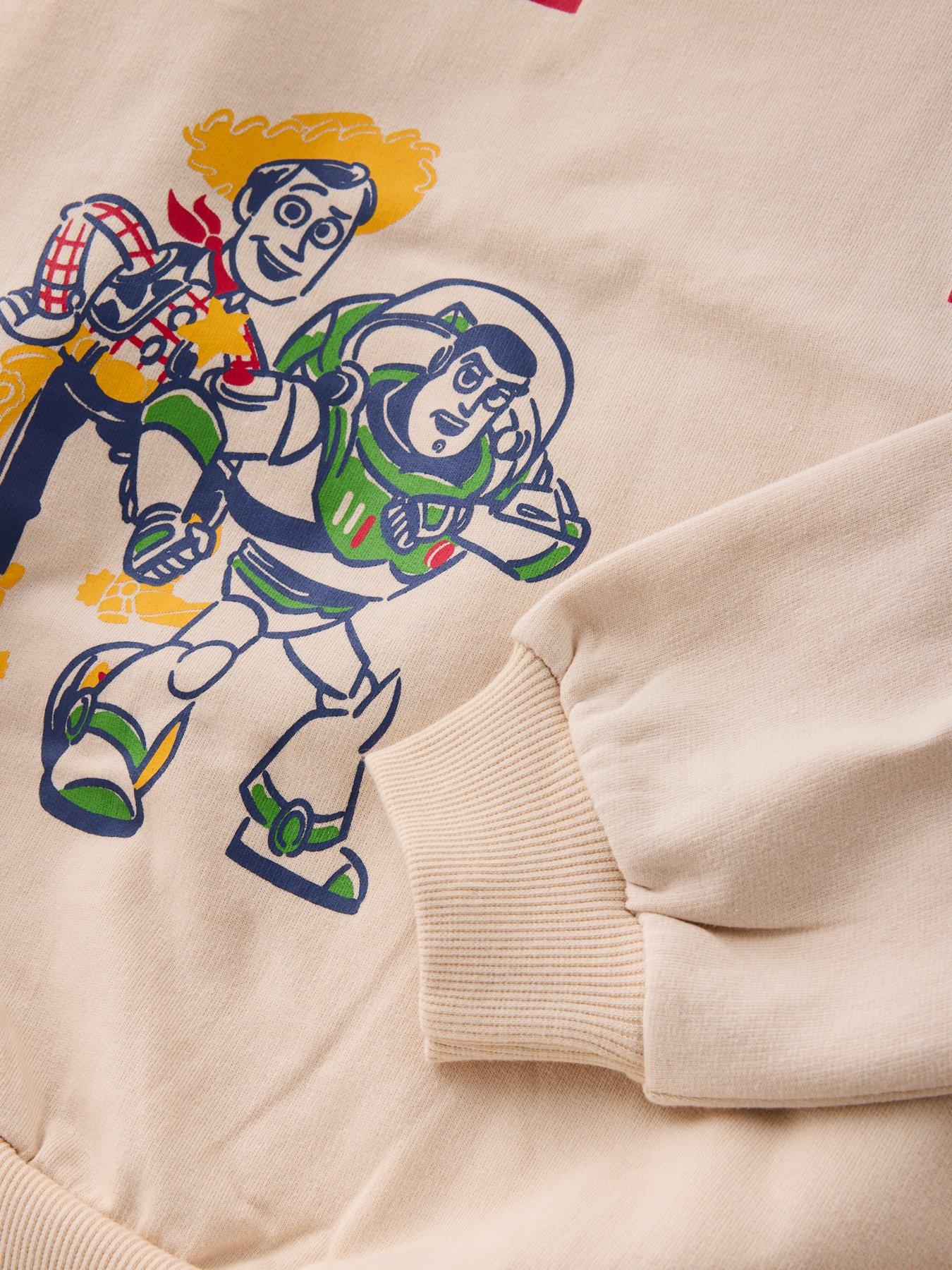  image of toy-story-back-print-sweatshirt-cream