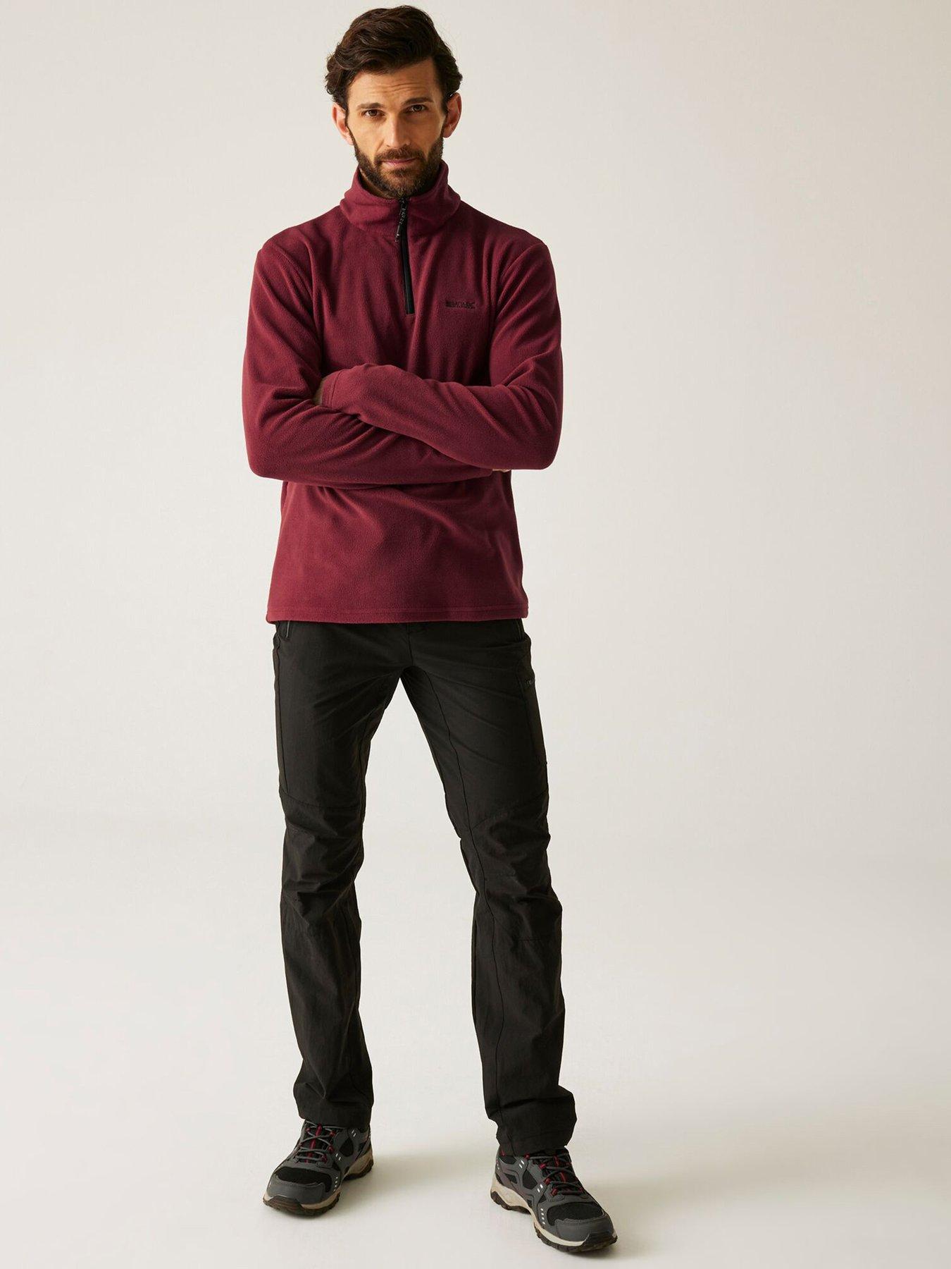  image of regatta-mens-thomspon-fleece-burgundy