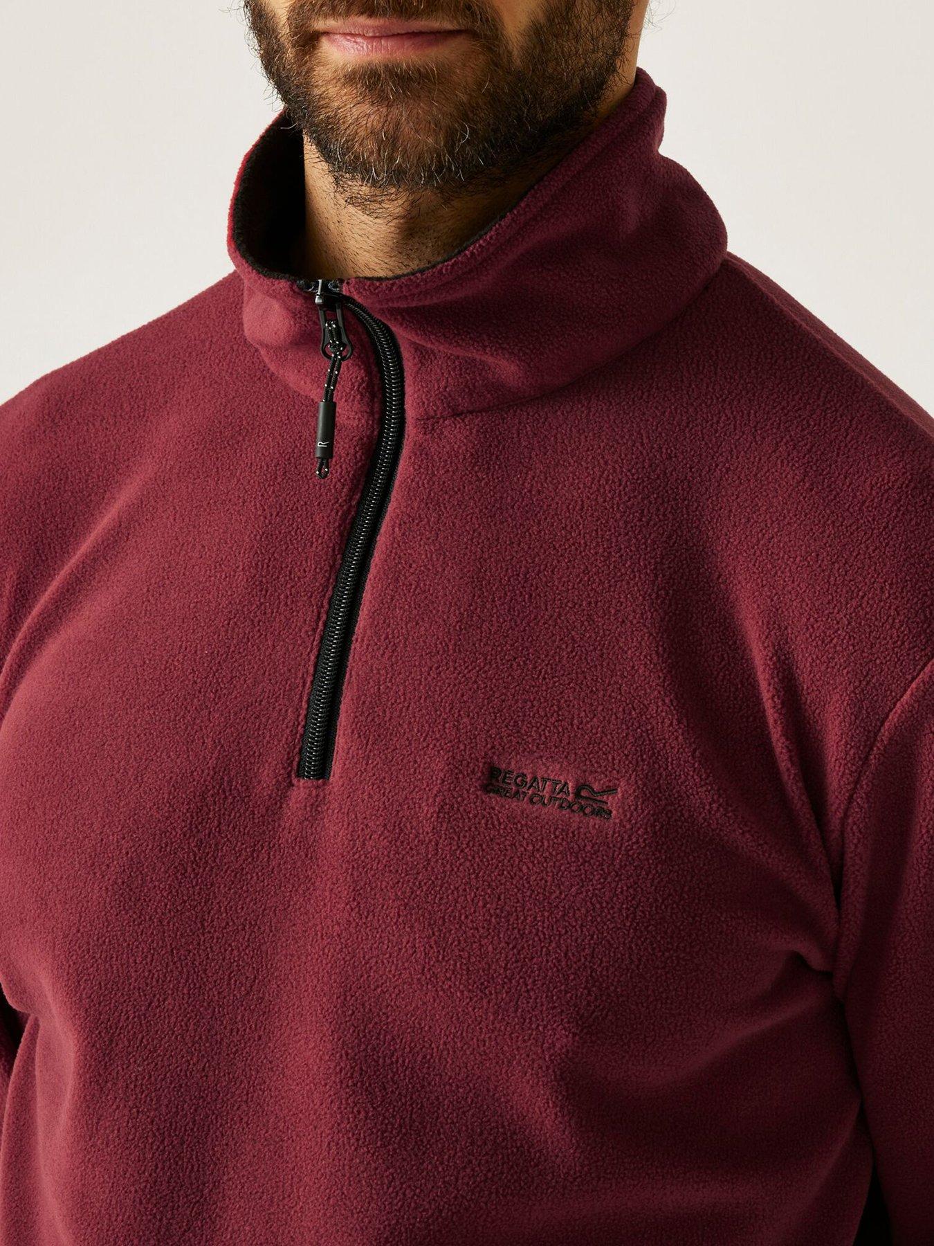  image of regatta-mens-thomspon-fleece-burgundy