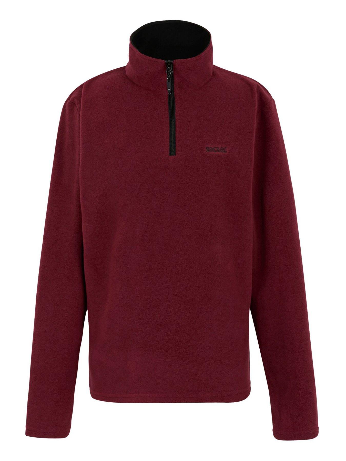  image of regatta-mens-thomspon-fleece-burgundy