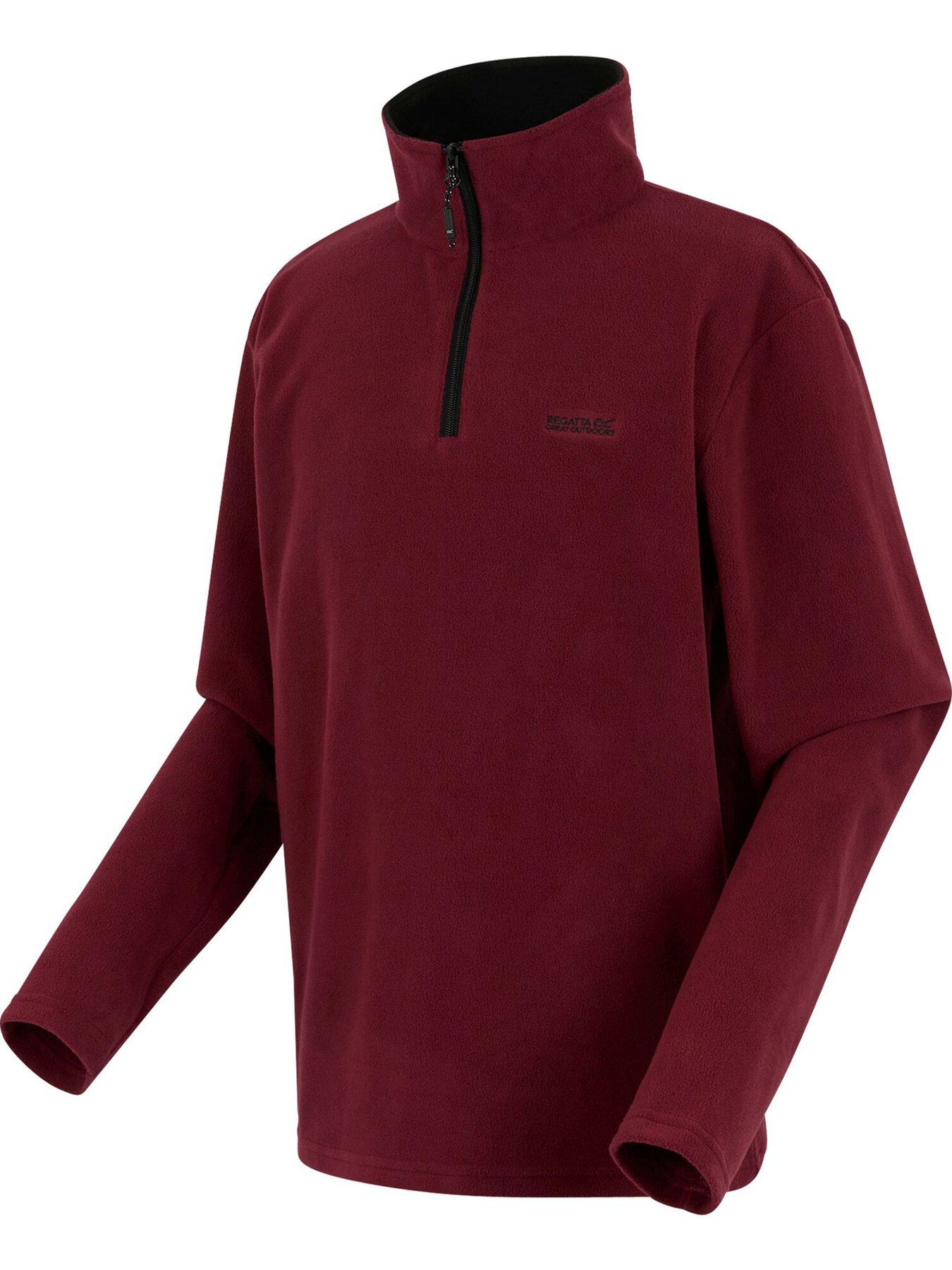  image of regatta-mens-thomspon-fleece-burgundy