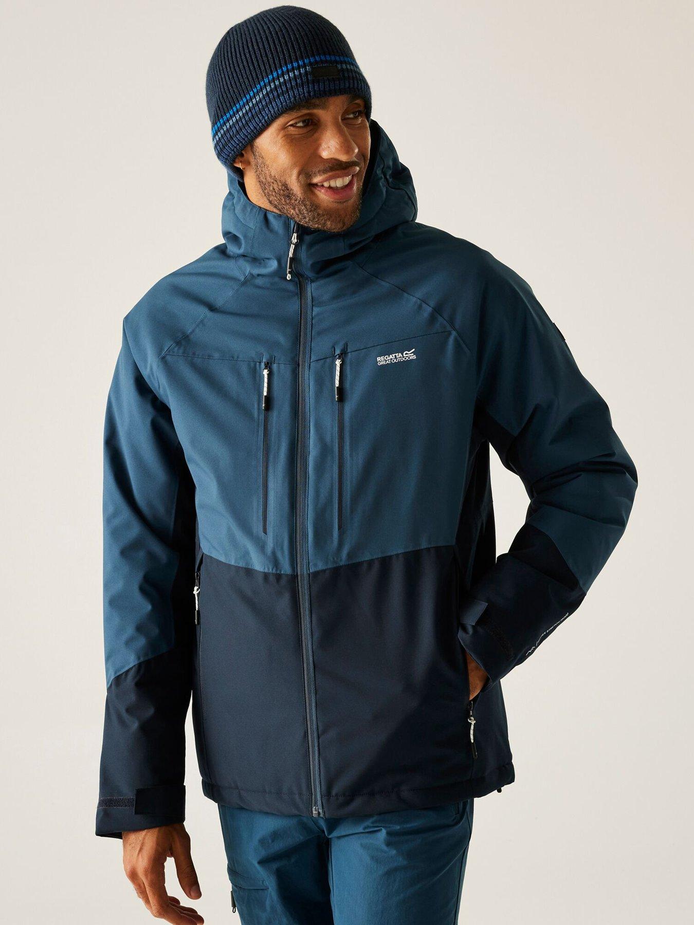 Regatta Mens Highton Stretch Padded Waterproof Insulated Jacket - Blue
