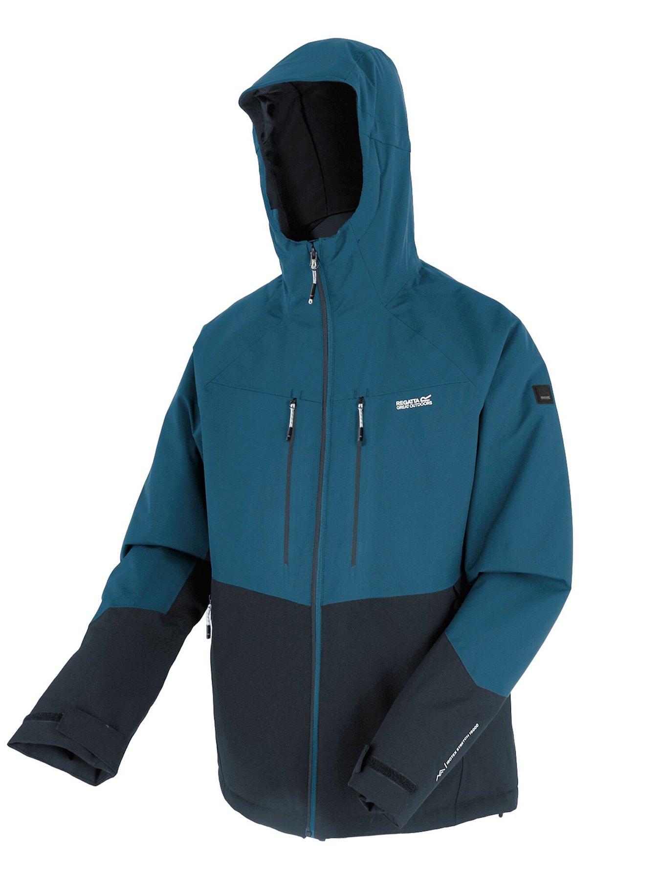 Image 5 of 6 of Regatta Mens Highton Stretch Padded Waterproof Insulated Jacket - Blue