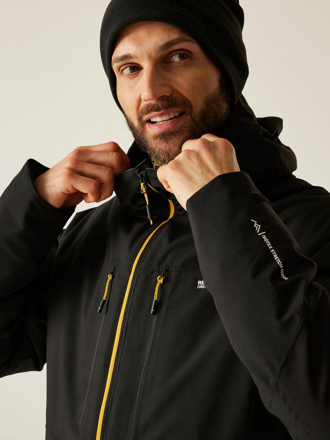  image of regatta-mens-highton-stretch-padded-waterproof-insulated-jacket-black