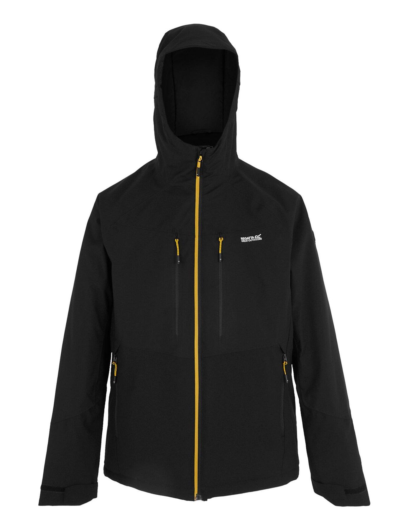  image of regatta-mens-highton-stretch-padded-waterproof-insulated-jacket-black