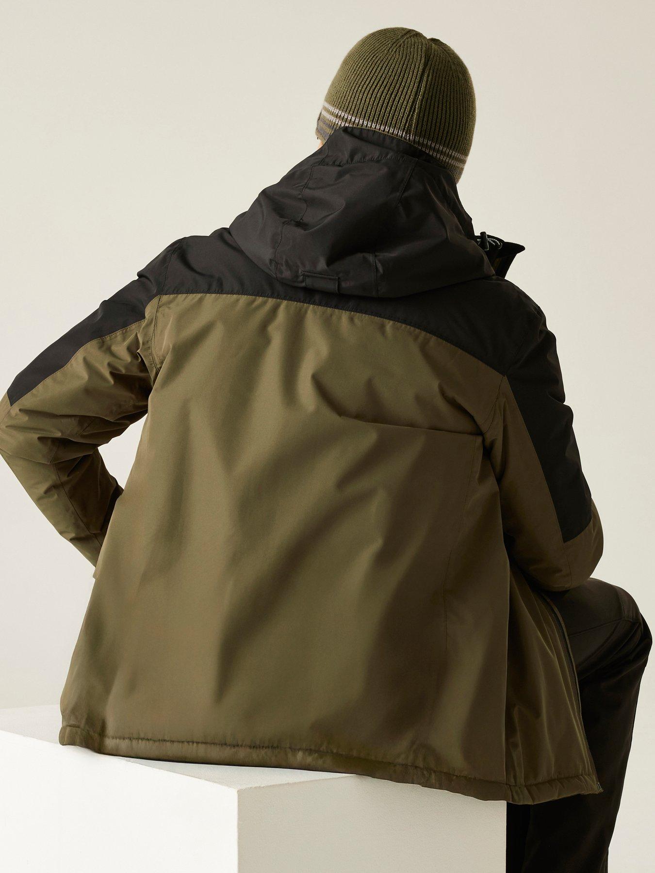 stillFront image of regatta-mens-thornbridge-waterproof-insulated-jacket-green