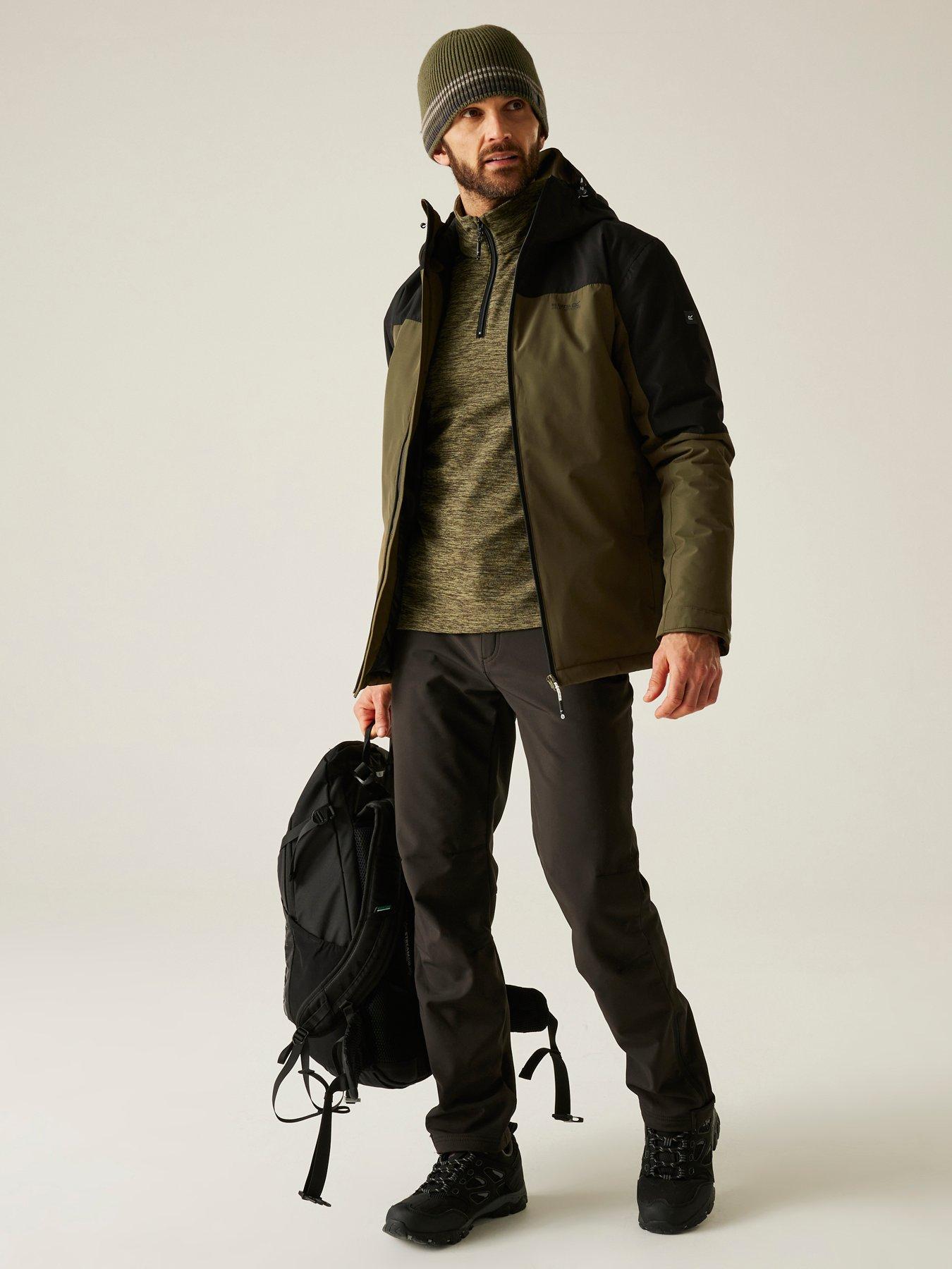  image of regatta-mens-thornbridge-waterproof-insulated-jacket-green
