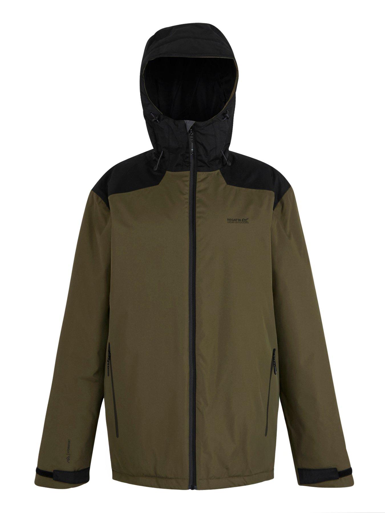  image of regatta-mens-thornbridge-waterproof-insulated-jacket-green