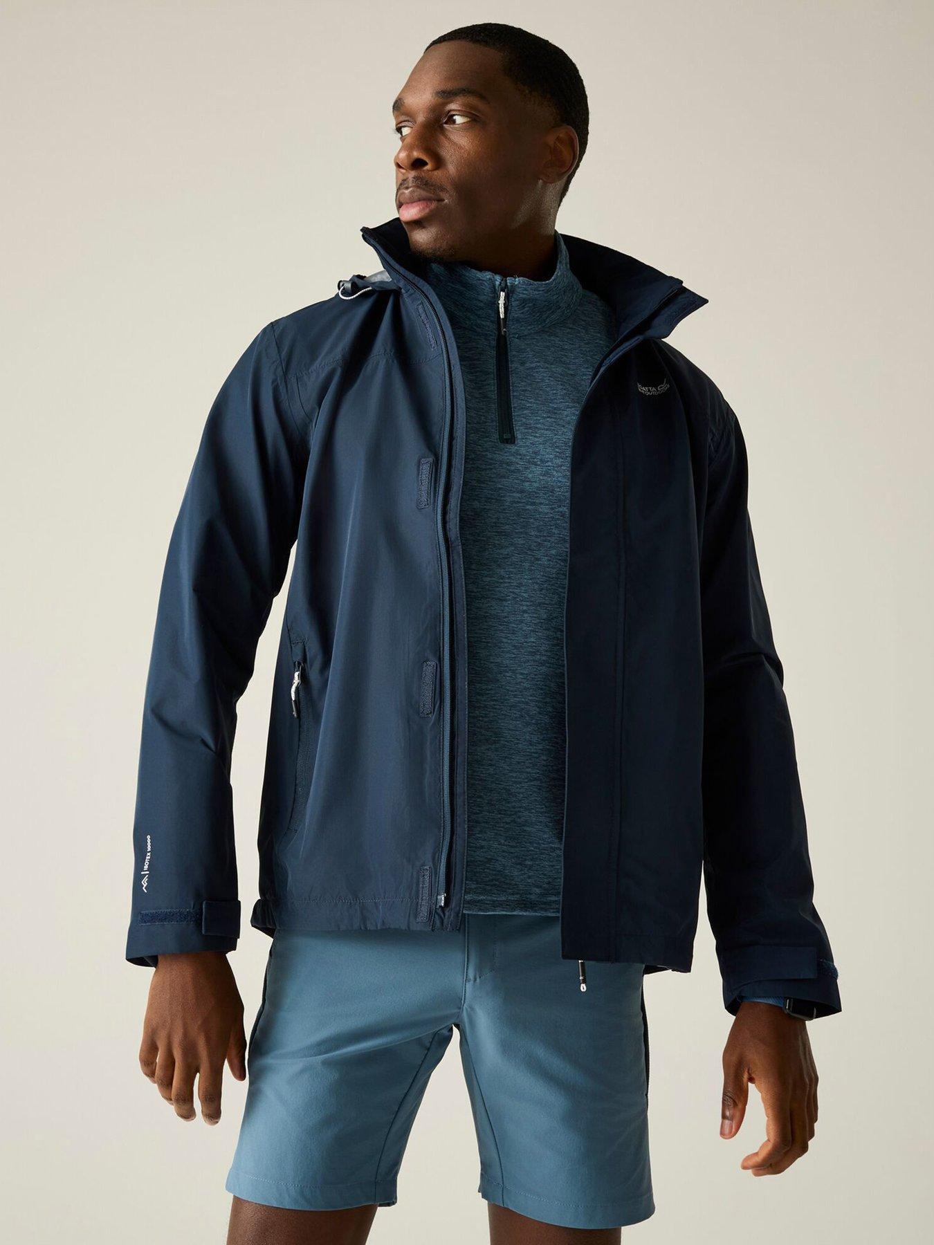 Regatta Mens Matt Ii Waterproof Shell Jacket - Navy