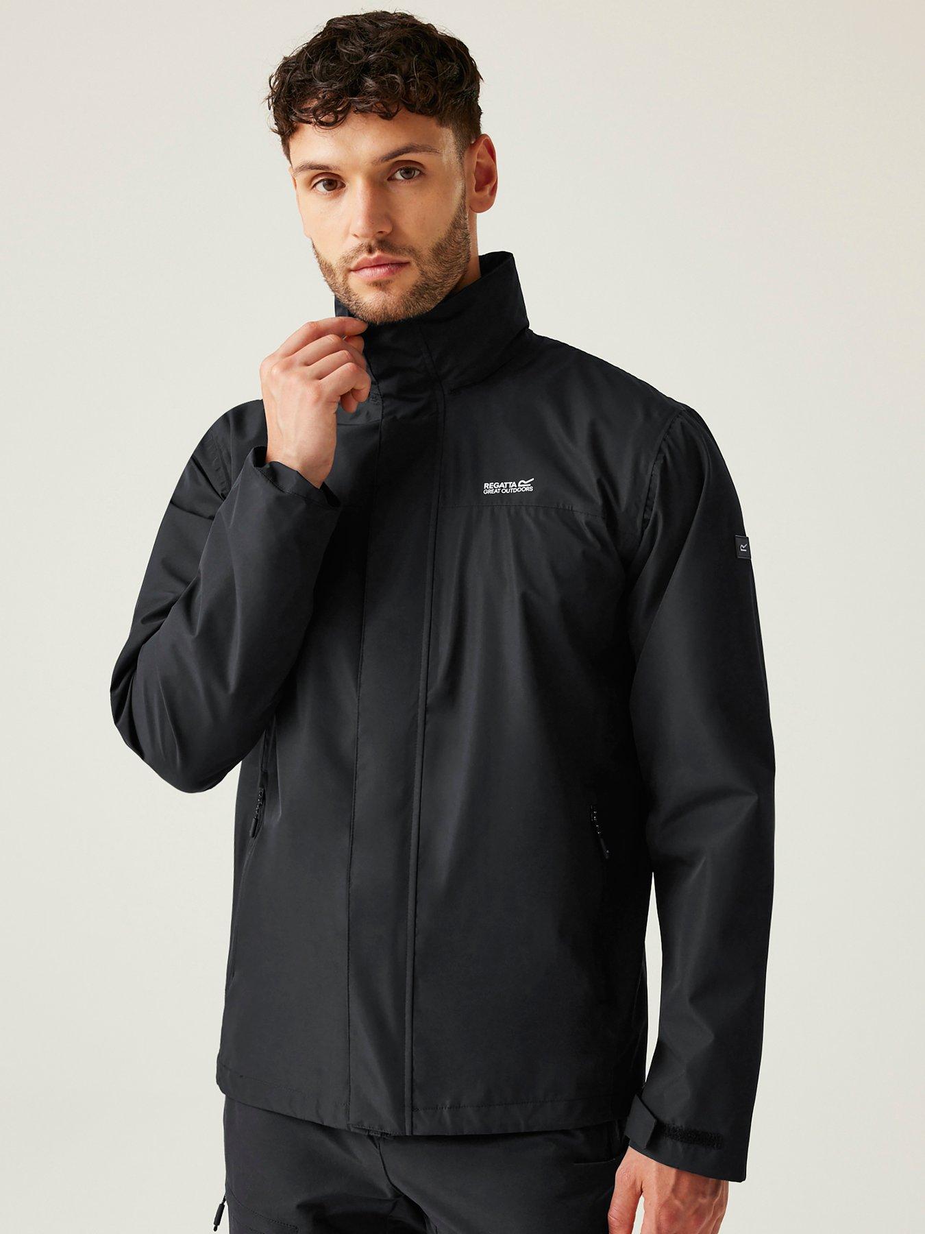 Regatta Mens Matt Ii Waterproof Shell Jacket - Black