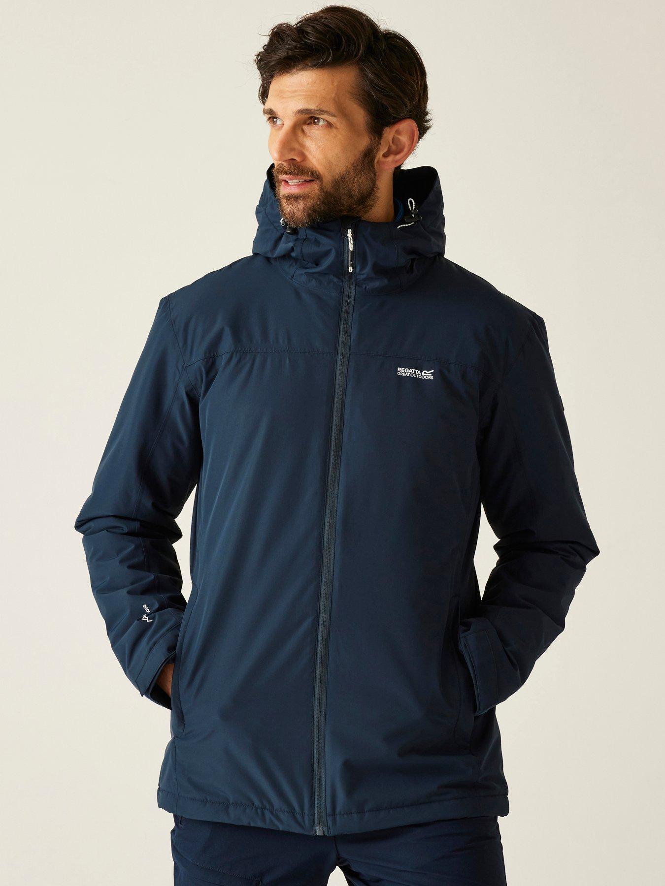  image of regatta-mens-thornbridge-waterproof-insulated-jacket-navy