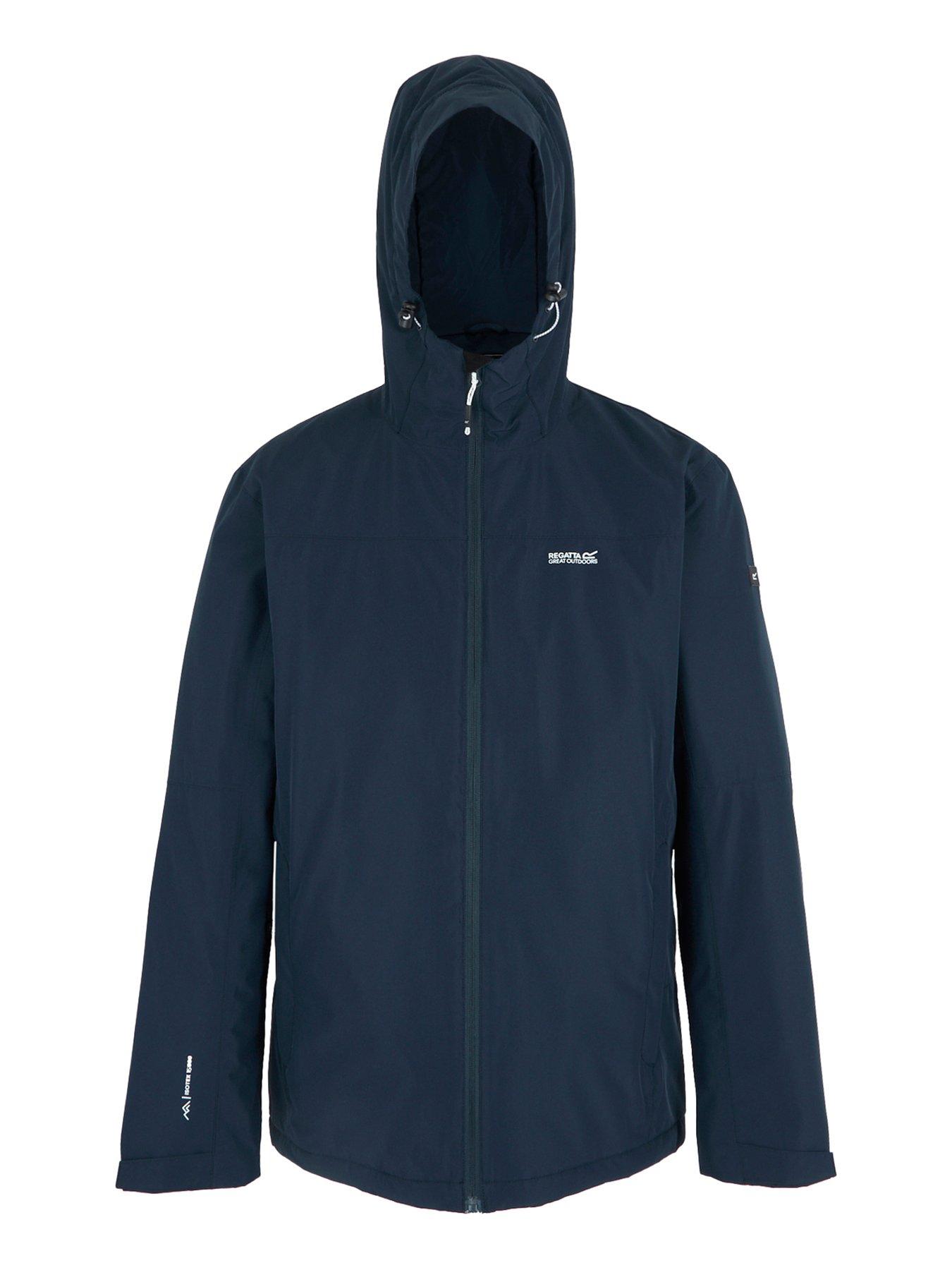  image of regatta-mens-thornbridge-waterproof-insulated-jacket-navy