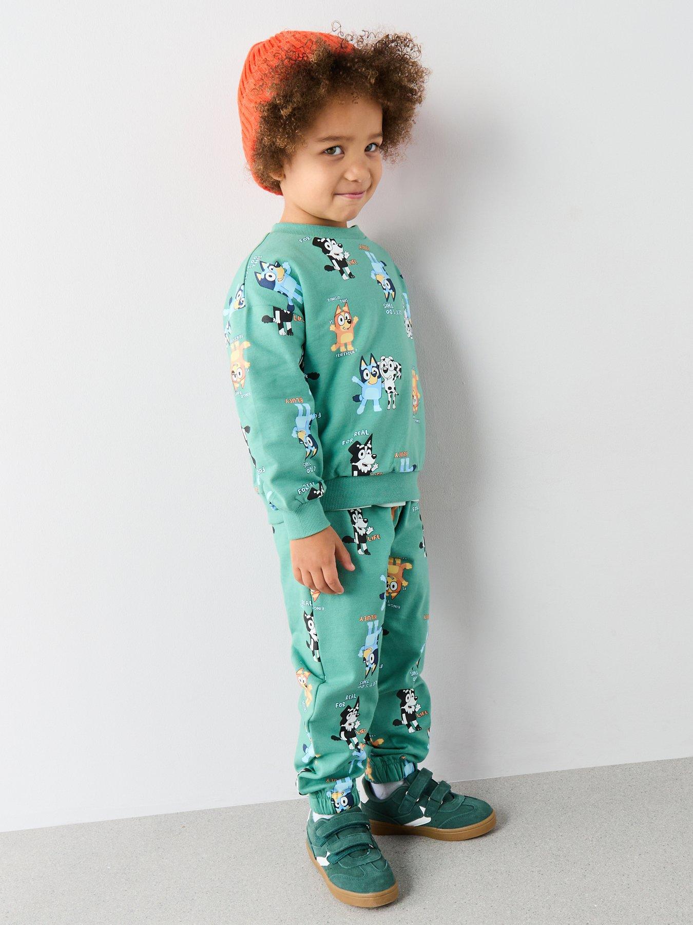 Bluey Bluey Sweat Set - Green