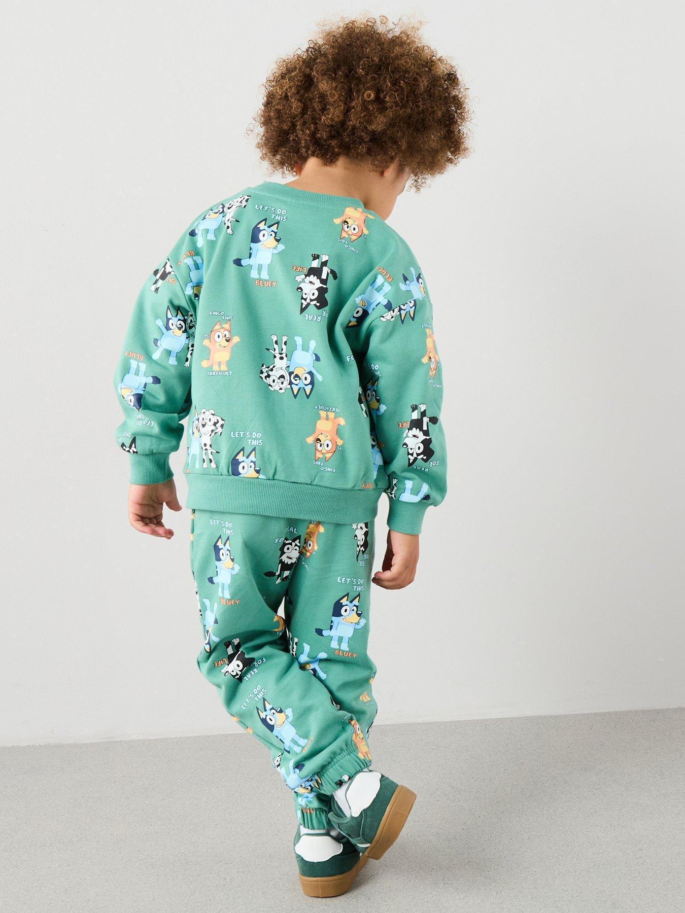 Image 2 of 5 of Bluey Bluey Sweat Set - Green