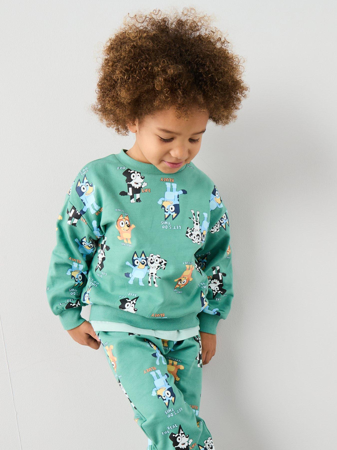 Image 3 of 5 of Bluey Bluey Sweat Set - Green