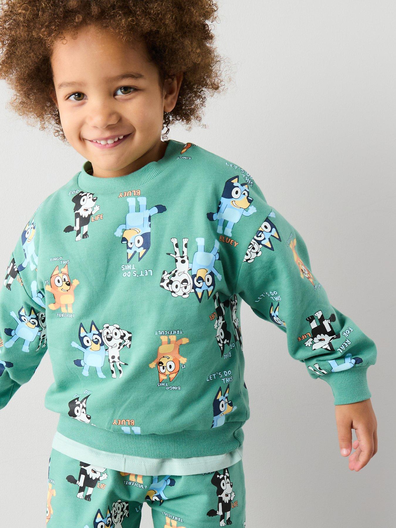 Image 4 of 5 of Bluey Bluey Sweat Set - Green