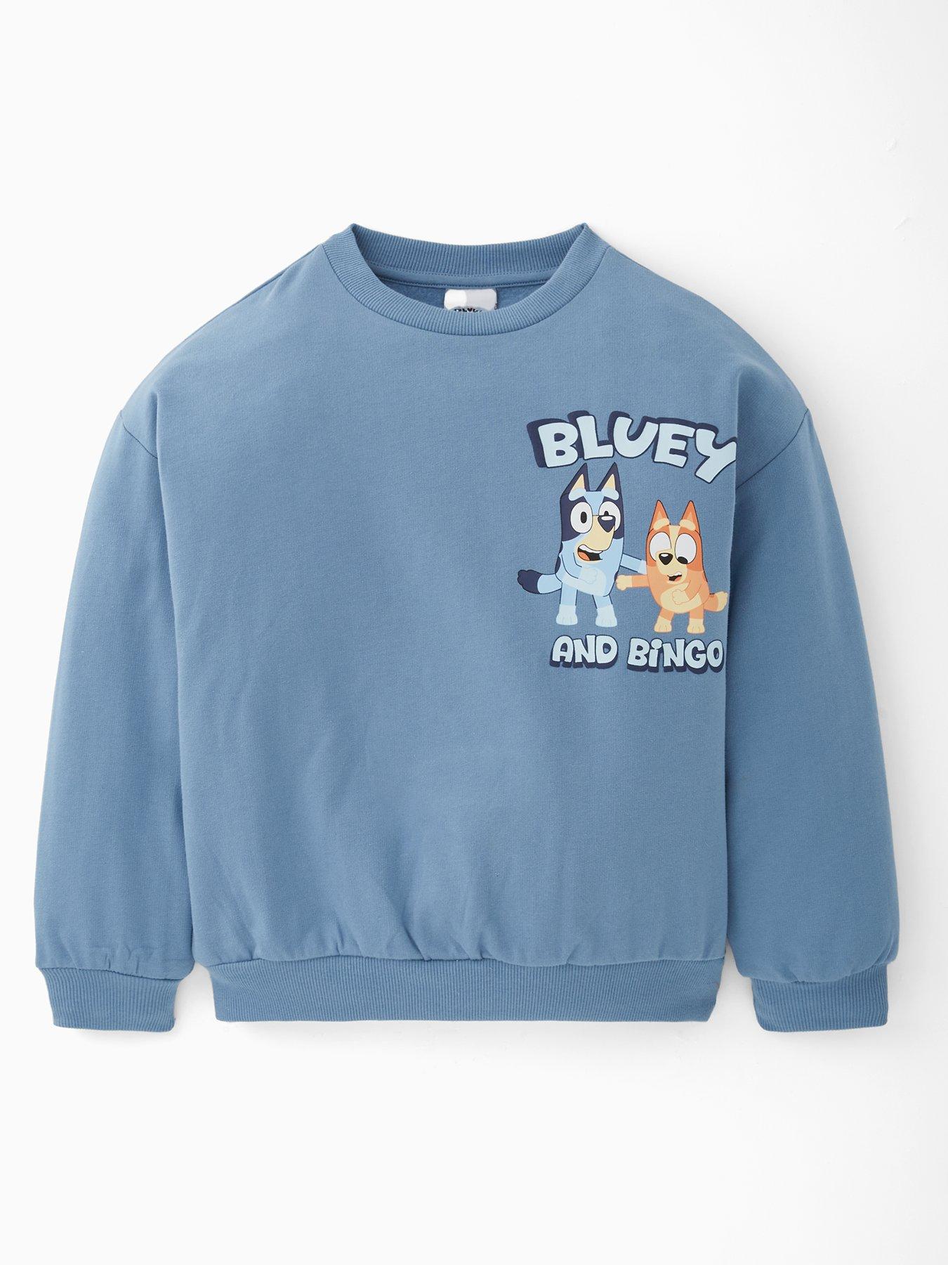 Bluey &  Bingo Have Fun Sweatshirt - Blue