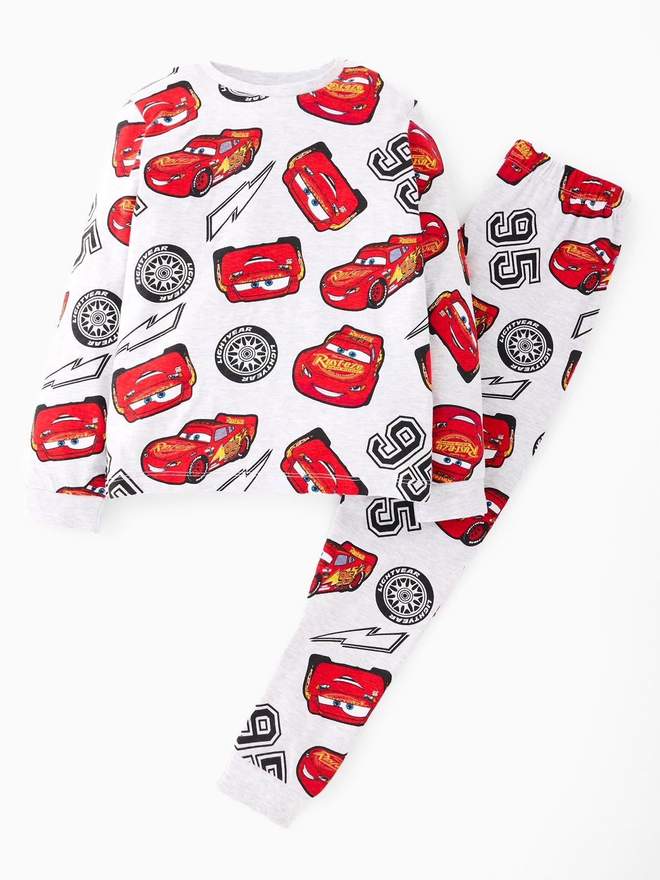  image of disney-cars-all-over-print-pyjamas-red